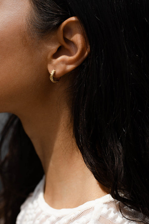 MAREN HOOPS GOLD